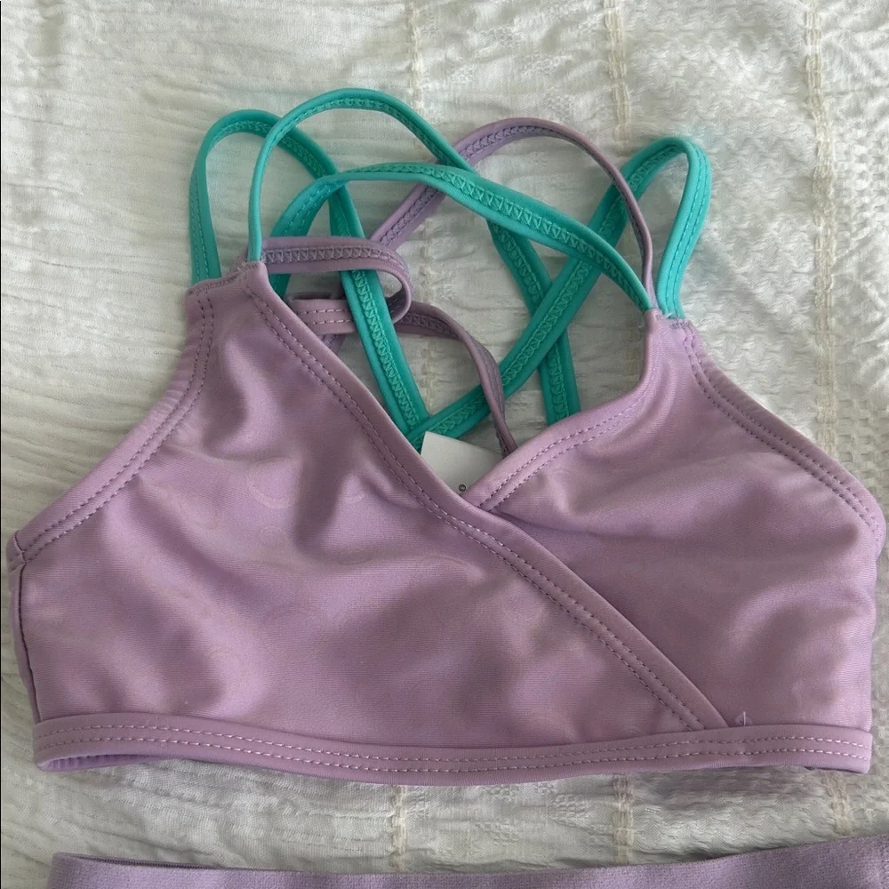 Disney Purple and Teal Mermaid Sequin Swim Set